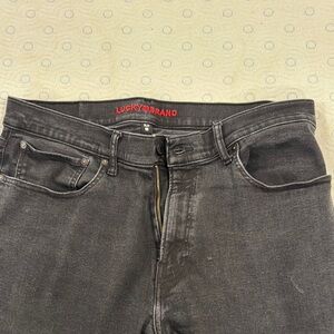 Lucky Brand Black Jeans Classic Straight-Leg Denim